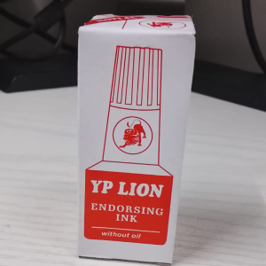 YP Lion Endorsing Red Stamp Ink